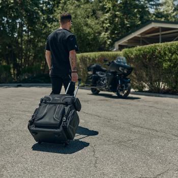 Preview: SPIRIT LAKE WHEELED TOURING BAG - BLACK + GRAY