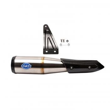 S&S Grand National EC Stainless Steel Slip-On - Indian FTR 1200