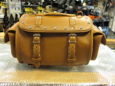Echtlederrollentasche für Sissybar - Desert Tan