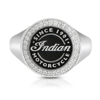 Womens Roundel Script & Bling Ring