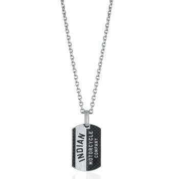 Carbon Fiber Dog Tag Necklace