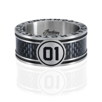 Mens Speedway 01 Carbon Fiber Band Ring