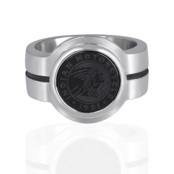 Mens Midnight Headdress Roundel Ring