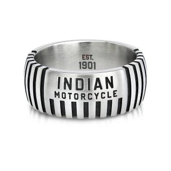 Mens Engine Lines Band Ring