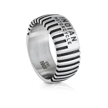 Preview: Mens Engine Lines Band Ring