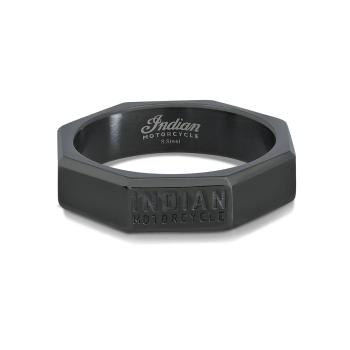 Preview: Womens High Gear Black and Red Stacking Ring Set