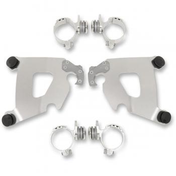 Trigger-Lock Montage Satz poliert - Cafe Fairing - Indian Scout