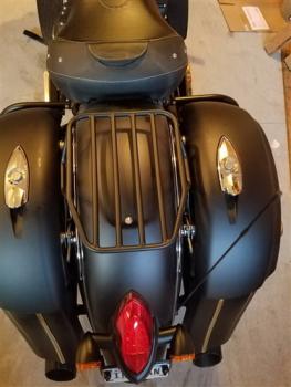 Motherwell Solo Rack flach + abnehmbar - Indian Chief - Mattschwarz