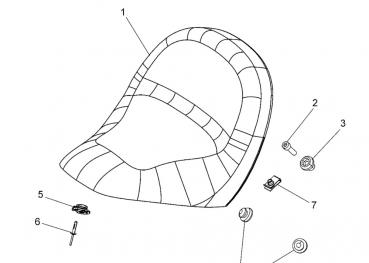 SEAT MOUNT + BOLT - SCOUT