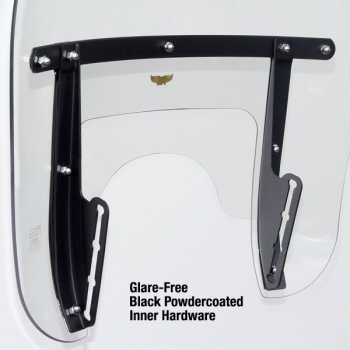 Low Boy Heavy Duty Scheibe mit Montagesatz - Indian Scout - glasklar