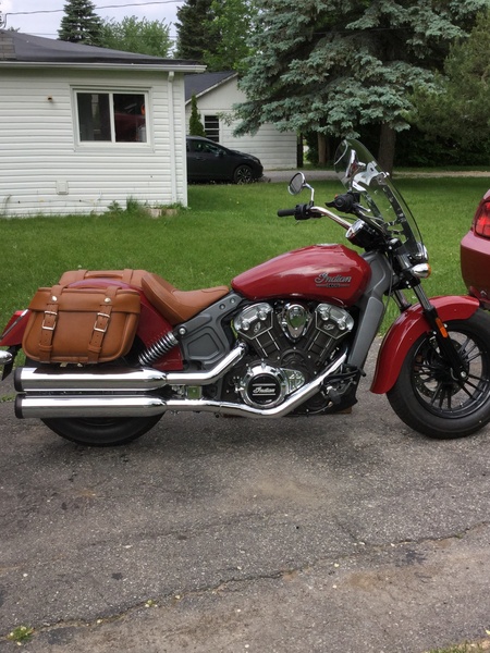 Indian scout deals leather bags