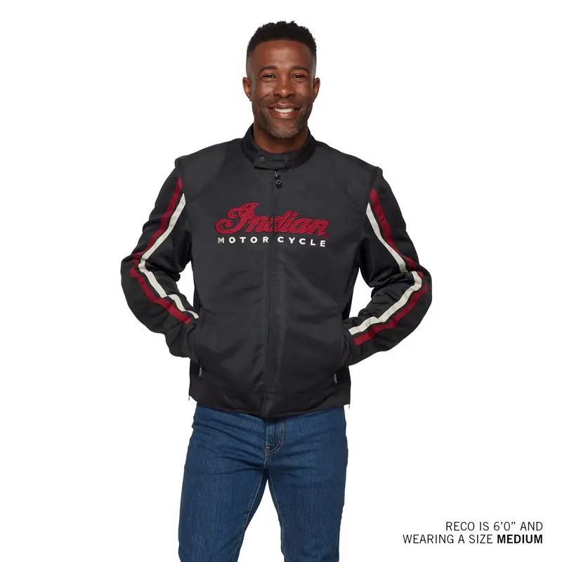 Indian-Only - MENS MILESTONE MESH JACKET - BLACK