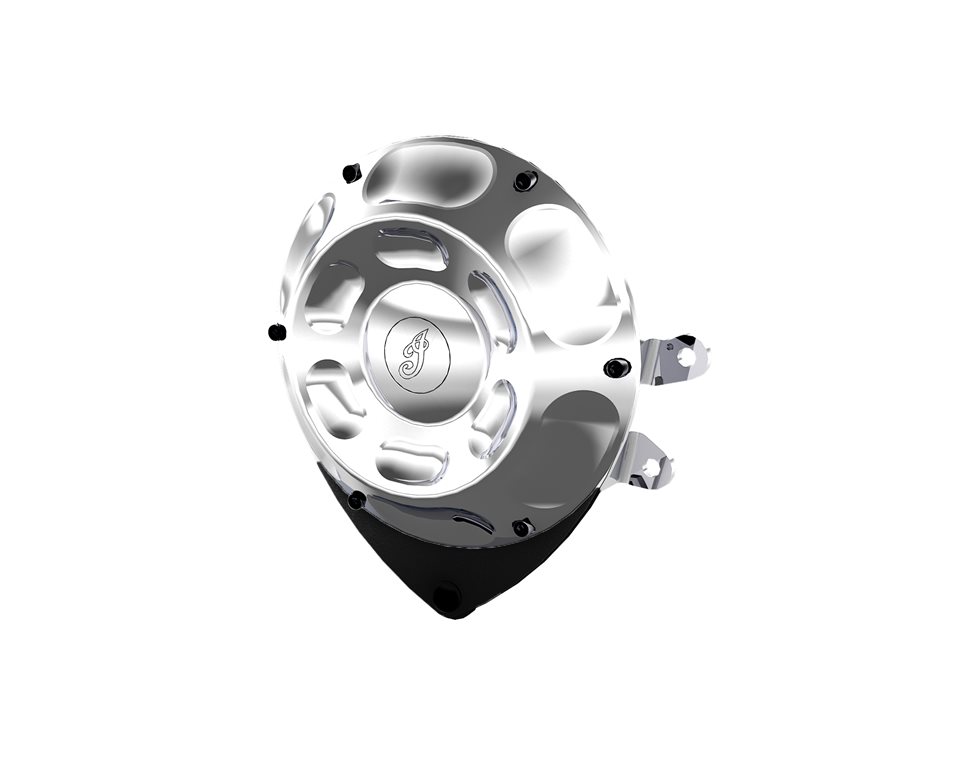 Indian Only BILLET THERMOSTAT COVER CHROME