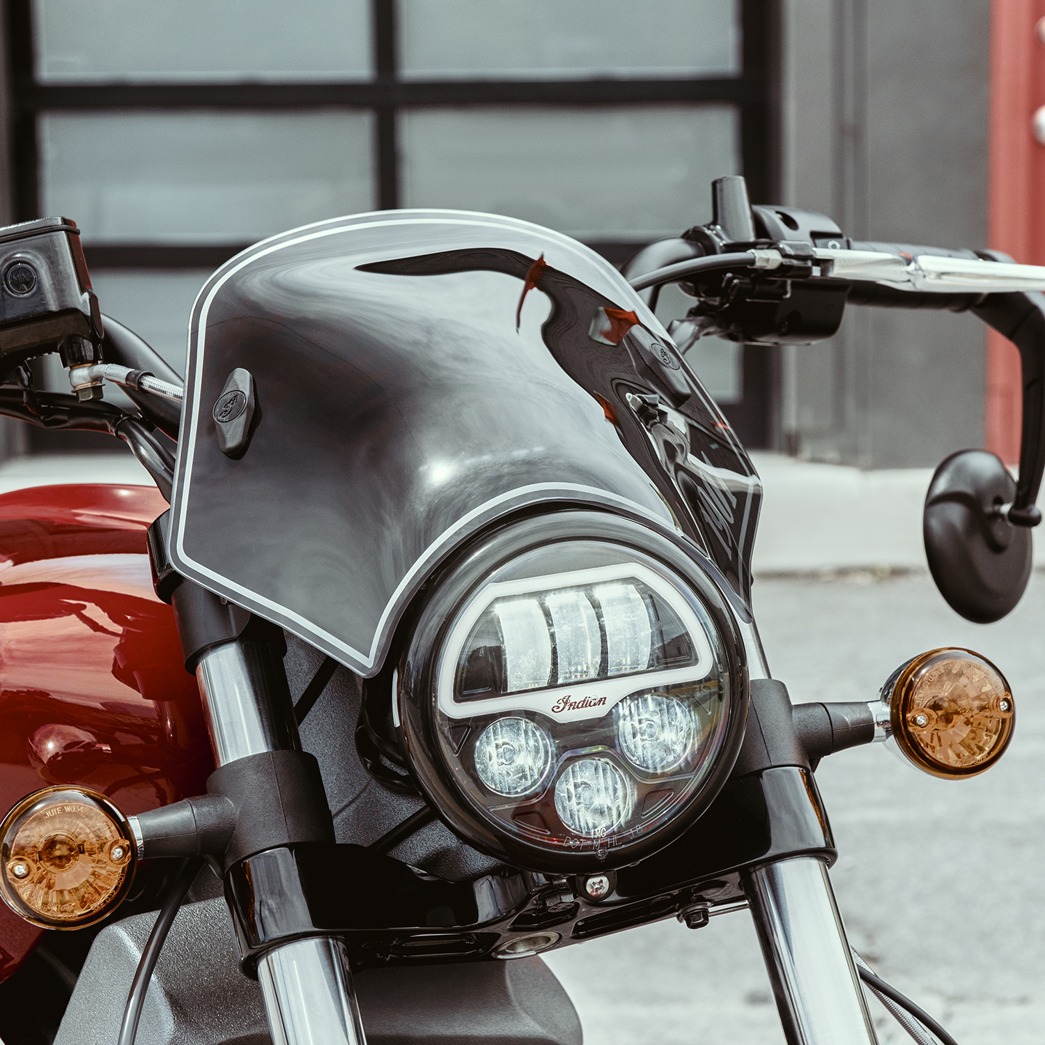 Bobber shop led headlight