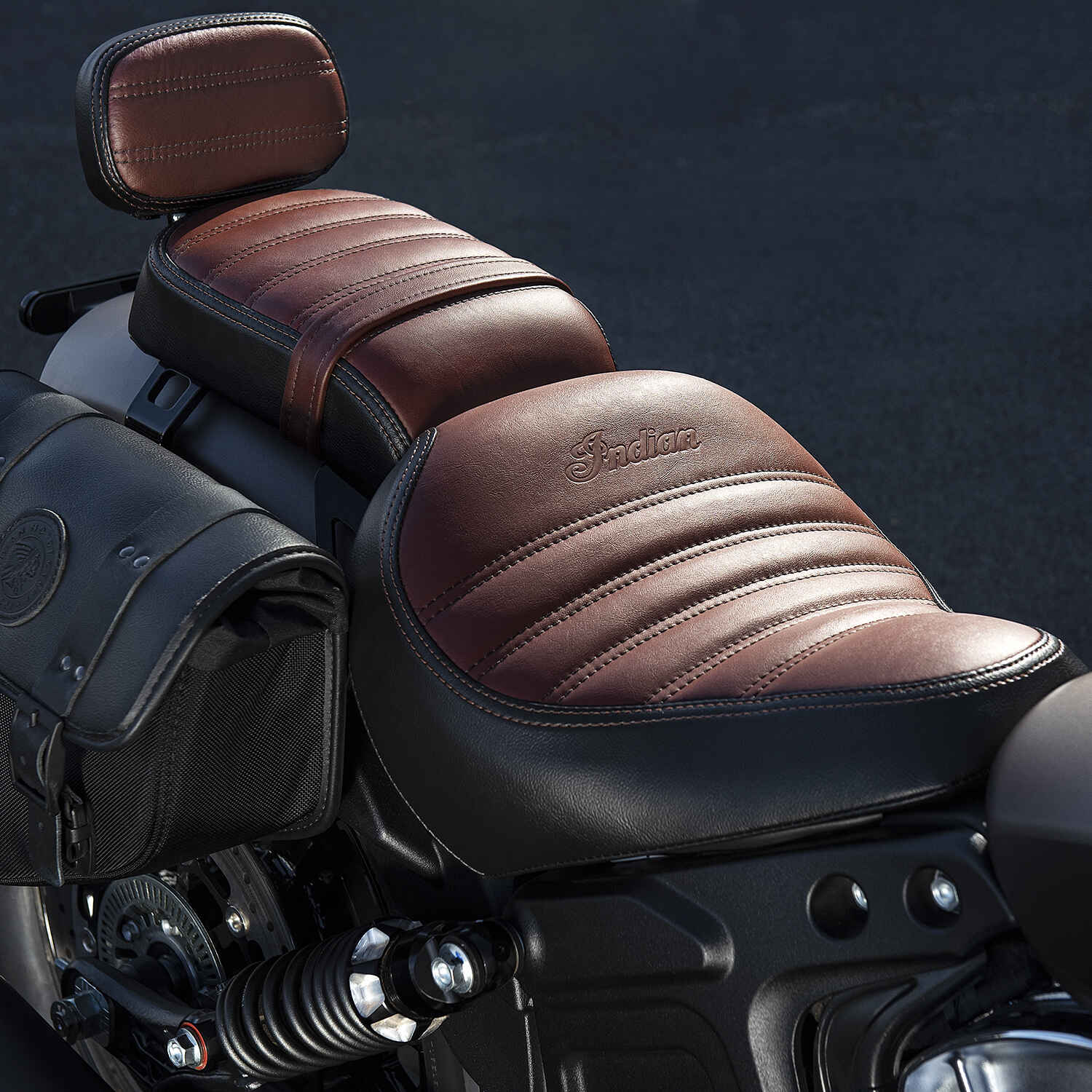 Indian Only COMFORT SEAT BLACK SCOUT BOBBER