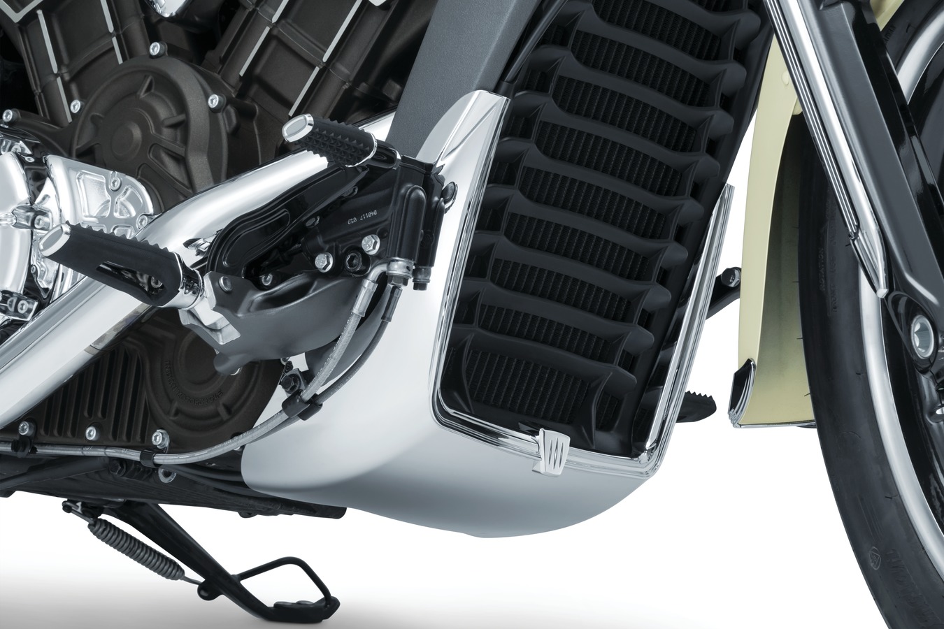 indian scout radiator cover
