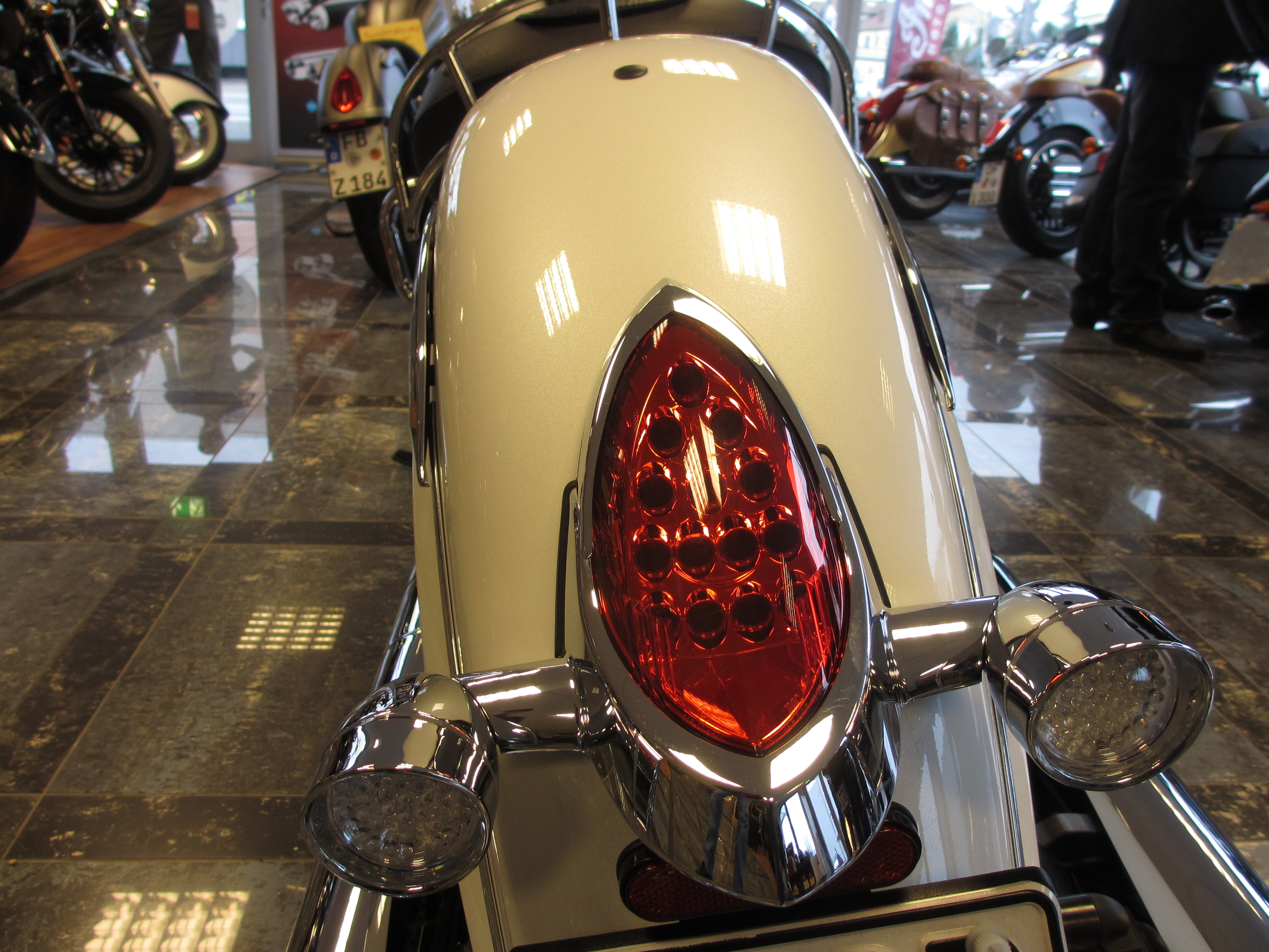 Indian Only Led Turnsignals With Chrome Visor Indian Chief