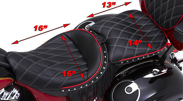 Indian Only Corbin Touring Pillion Seat no Indian passenger