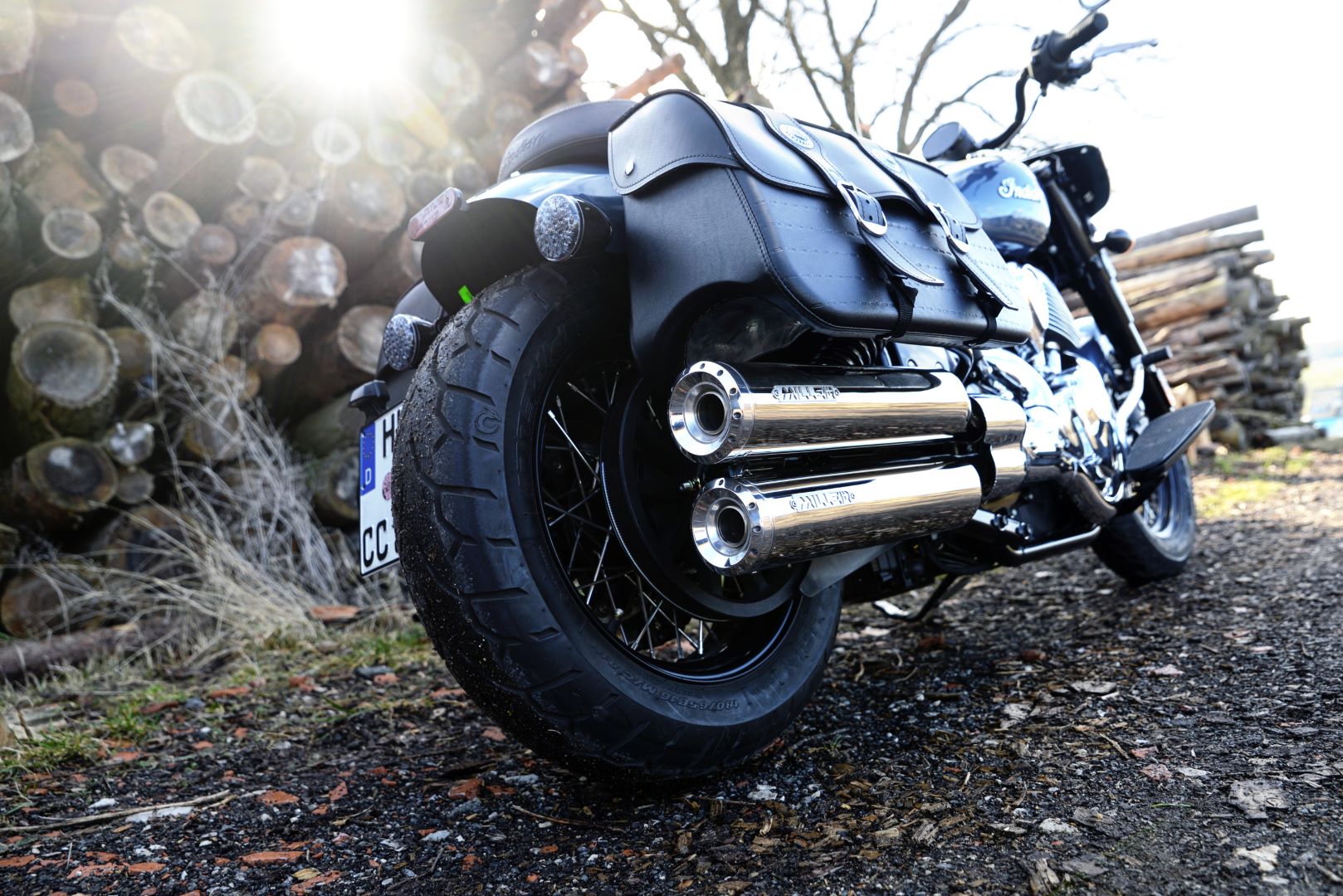 Indian chief exhaust on sale