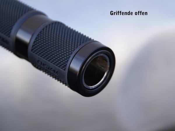 Schwarze Griffe - Indian Scout - offene Griffenden
