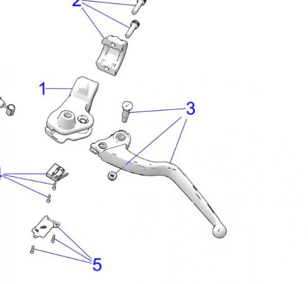 CLUTCH LEVER - BLACK