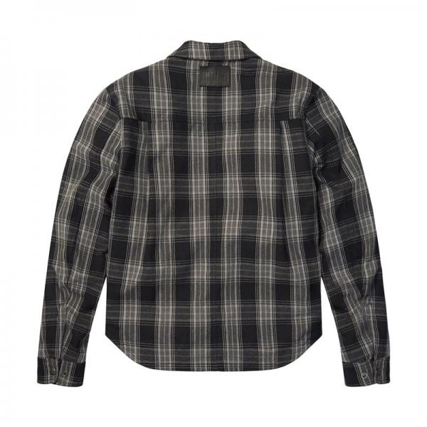 MENS CANYON PLAID SHIRT - BLACK