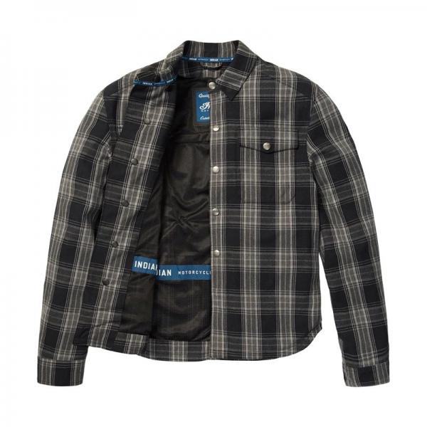 MENS CANYON PLAID SHIRT - BLACK