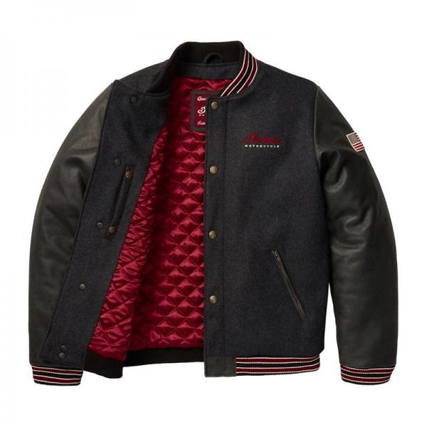 MENS VARSITY 2 JACKET - GRAY