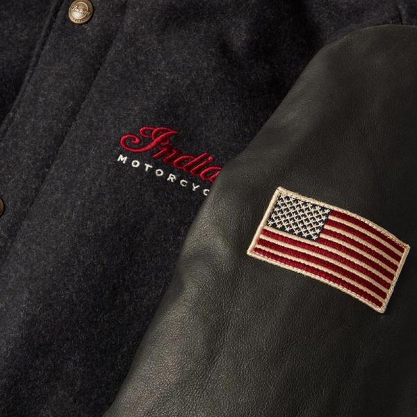 MENS VARSITY 2 JACKET - GRAY