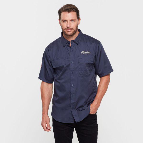 MENS VENTED SHIRT - NAVY
