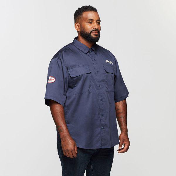 MENS VENTED SHIRT - NAVY