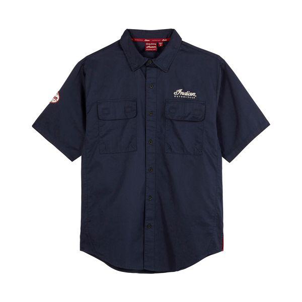 MENS VENTED SHIRT - NAVY