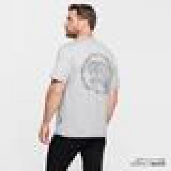 MENS CIRCLE ENGINE TEE - GRAY