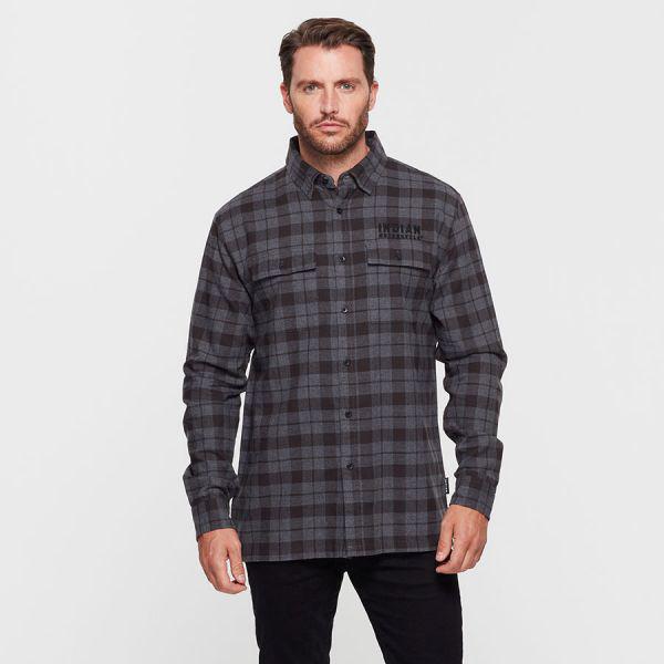 MENS CHICAGO PLAID SHIRT - BLACK