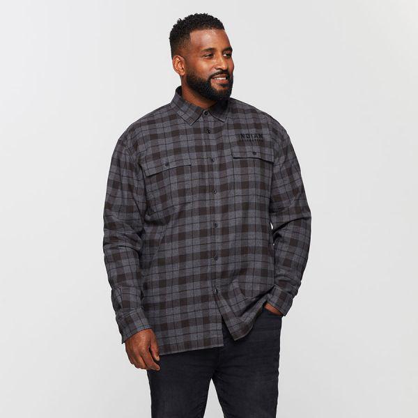 MENS CHICAGO PLAID SHIRT - BLACK