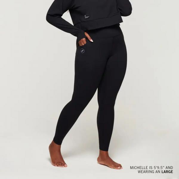WOMENS PERFORMANCE LEGGINGS - BLACK