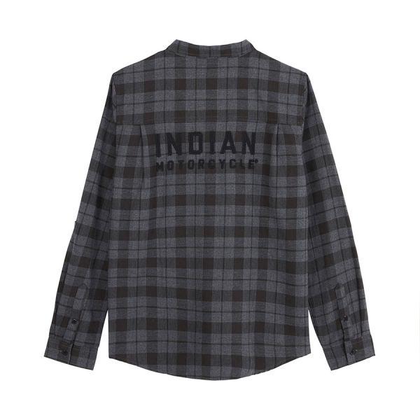 WOMENS CHICAGO PLAID SHIRT - BLACK