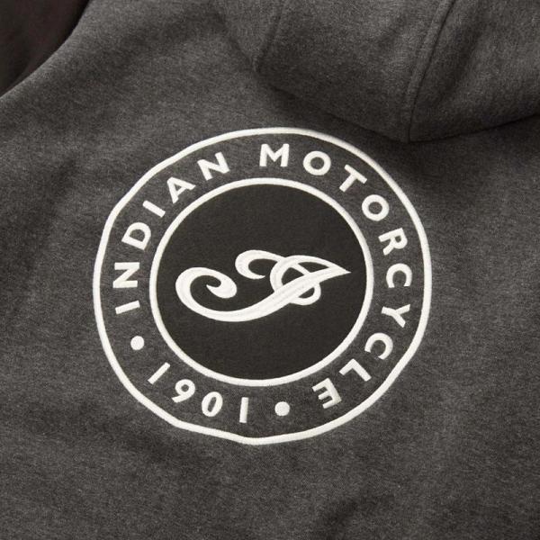 WOMENS CHARCOAL BLACK CONTRAST HOODIE - GRAY