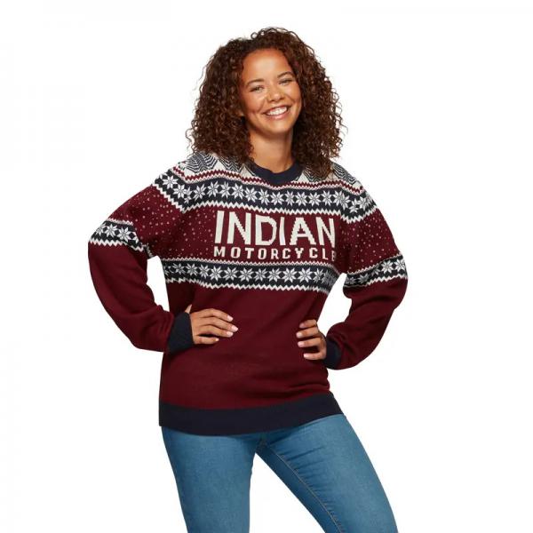INDIAN MOTORCYCLE HOLIDAY SWEATER - UNISEX