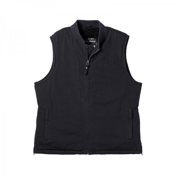 MENS TEXTILE HUDSON VEST - BLACK