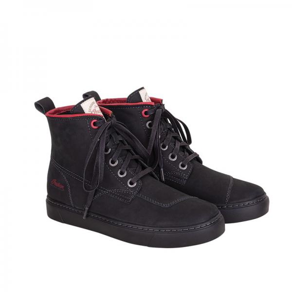WOMENS LEATHER BRYANT SNEAKER CE - BLACK