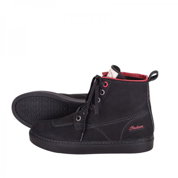 WOMENS LEATHER BRYANT SNEAKER CE - BLACK