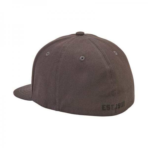 MENS BLOCK LOGO EMBROIDERY HAT - GRAY