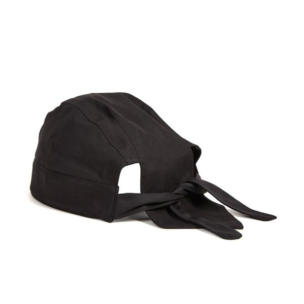 MENS COTTON HEADWRAP - BLACK