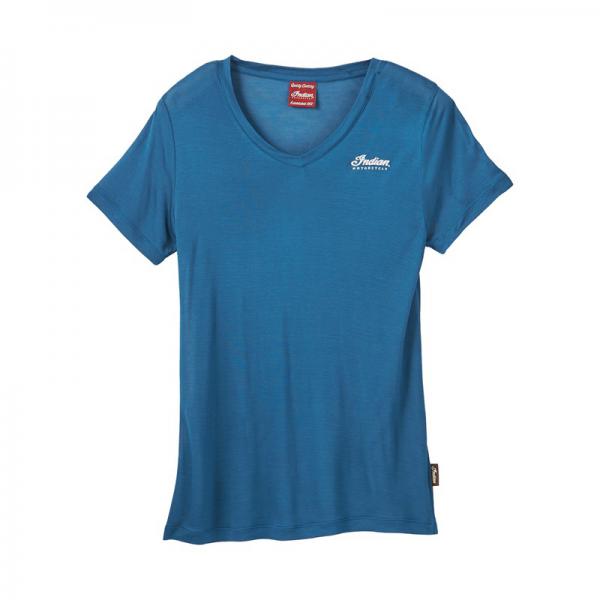 WOMENS DIAMANTE BIKE T-SHIRT - TEAL
