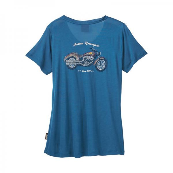 WOMENS DIAMANTE BIKE T-SHIRT - TEAL