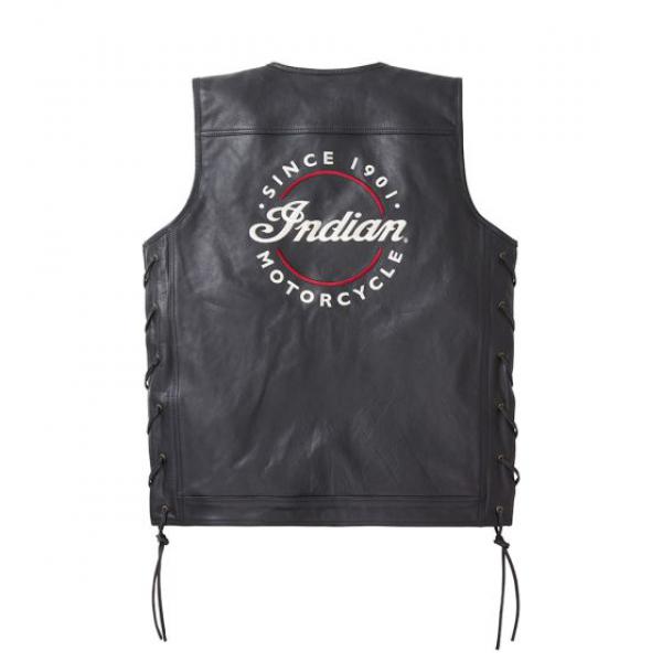 MENS WESTERN VEST - BLACK