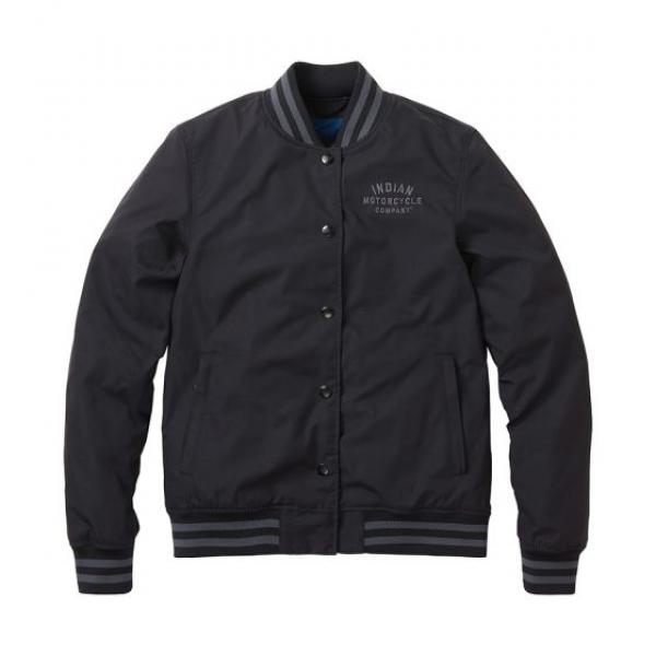 WOMENS CASUAL BOMBER JACKET - BLACK