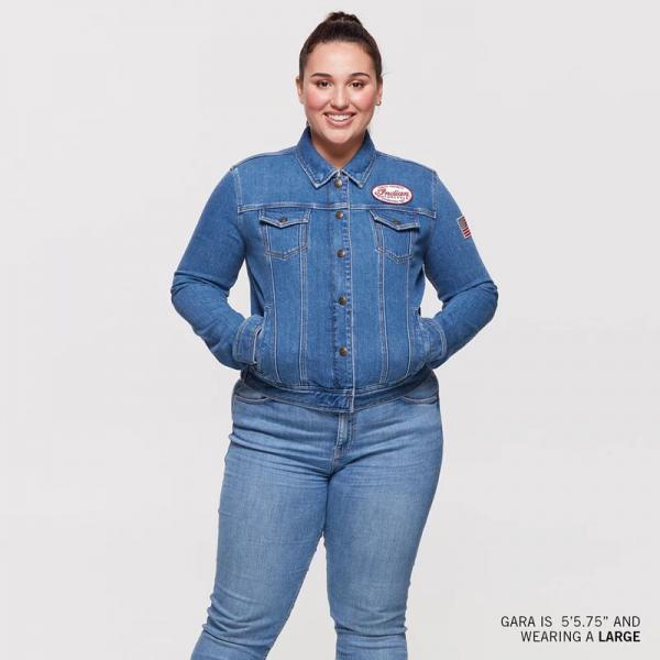 WOMENS DENIM JACKET - BLUE