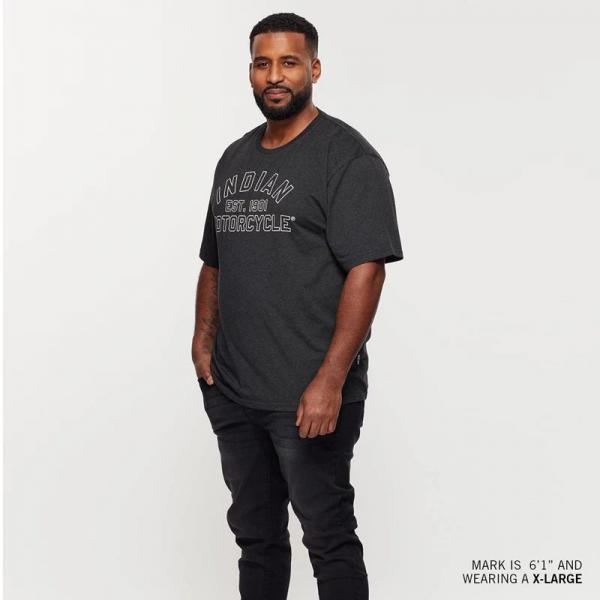 MENS EST.1901 MARL TEE - BLACK